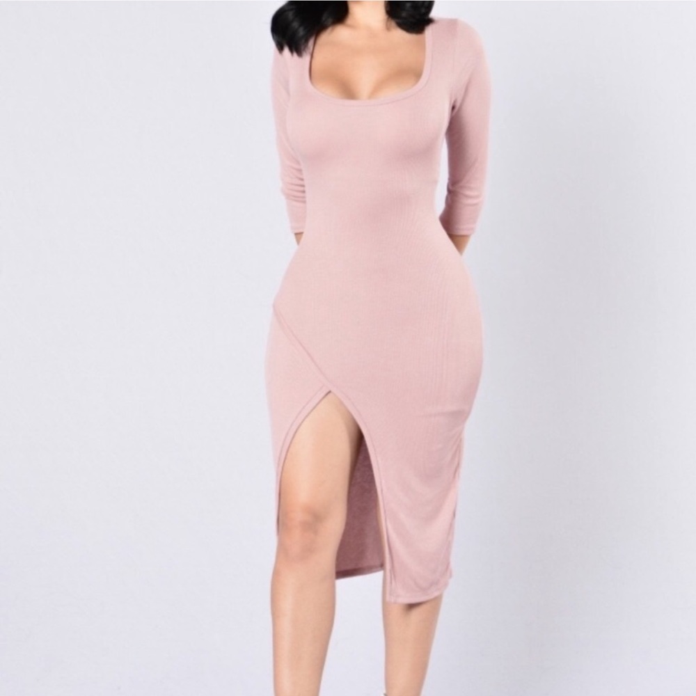 Fashion Nova Mauve Dress - Picture 1 of 2